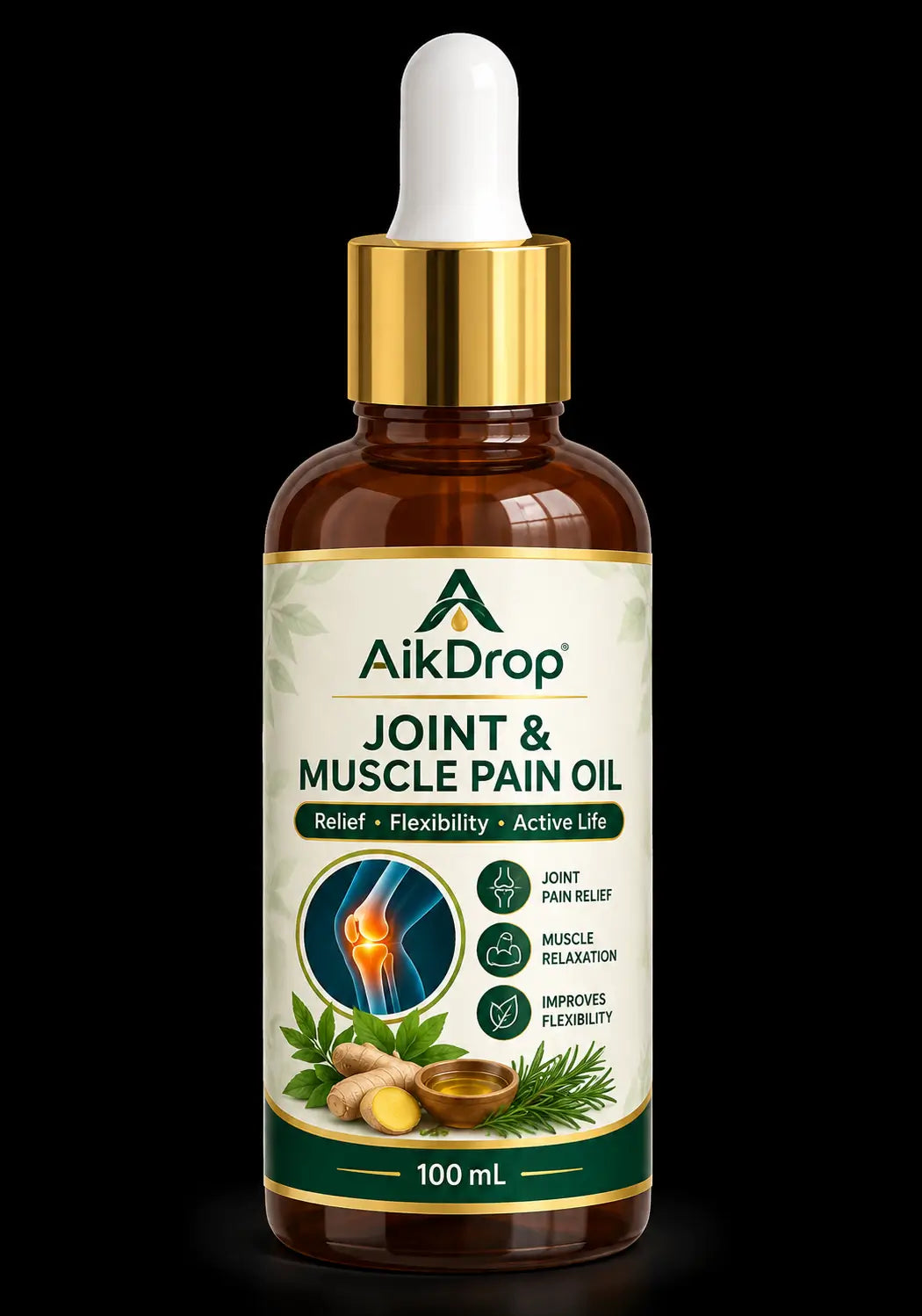 AikDrop Joint & Muscle Relief Oil